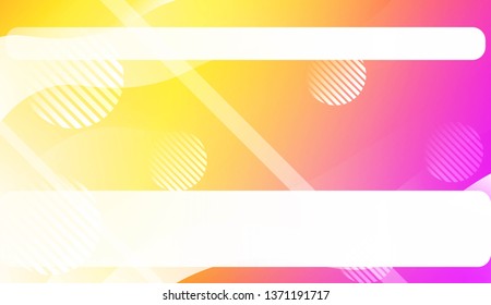 Abstract Background With Wave Gradient Shape, Line, Circle, Space for Text. For Your Design Landing Page Wallpapers Presentation. Vector Illustration with Color Gradient