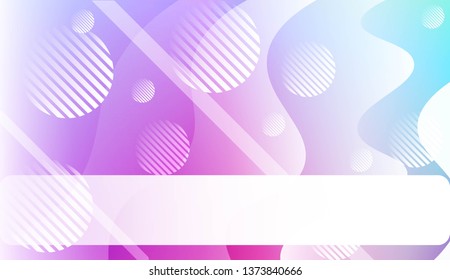 Abstract Background With Wave Gradient Shape, Line, Circle, Space for Text. For Your Design Landing Page Wallpapers Presentation. Vector Illustration with Color Gradient