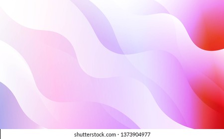 Abstract Background With Wave Gradient Shape. For Creative Templates, Cards, Color Covers Set. Vector Illustration with Color Gradient