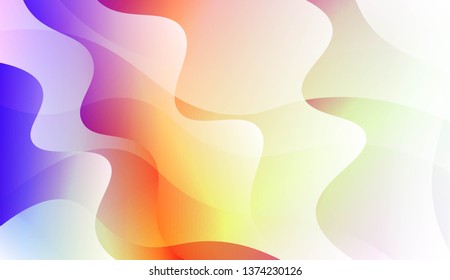 Abstract Background With Wave Gradient Shape. For Creative Templates, Cards, Color Covers Set. Vector Illustration with Color Gradient