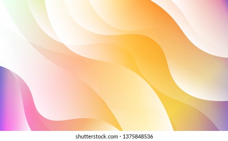 Abstract Background With Wave Gradient Shape. For Creative Templates, Cards, Color Covers Set. Vector Illustration with Color Gradient