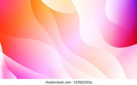 Abstract Background With Wave Gradient Shape. For Creative Templates, Cards, Color Covers Set. Vector Illustration with Color Gradient