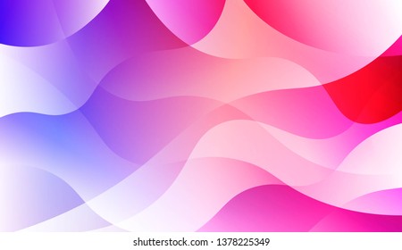 Abstract Background With Wave Gradient Shape. For Creative Templates, Cards, Color Covers Set. Vector Illustration with Color Gradient