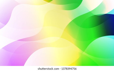 Abstract Background With Wave Gradient Shape. For Creative Templates, Cards, Color Covers Set. Vector Illustration with Color Gradient