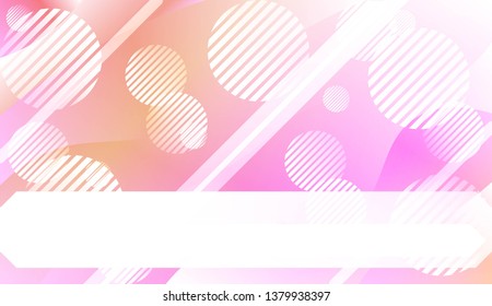 Abstract Background With Wave Gradient Shape, Line, Circle, Space for Text. For Your Design Landing Page Wallpapers Presentation. Vector Illustration with Color Gradient