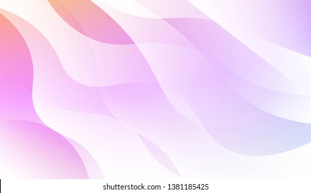Abstract Background With Wave Gradient Shape. For Creative Templates, Cards, Color Covers Set. Vector Illustration with Color Gradient
