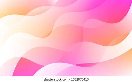 Abstract Background With Wave Gradient Shape. For Creative Templates, Cards, Color Covers Set. Vector Illustration with Color Gradient