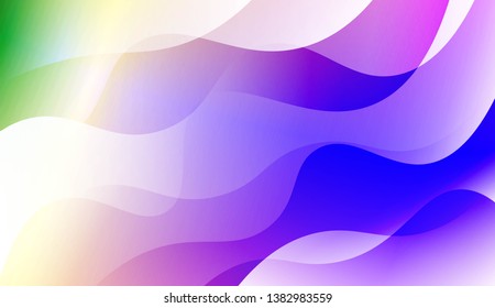 Abstract Background With Wave Gradient Shape. For Creative Templates, Cards, Color Covers Set. Vector Illustration with Color Gradient