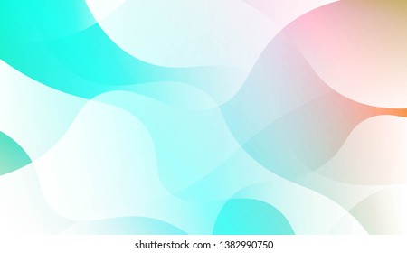 Abstract Background With Wave Gradient Shape. For Creative Templates, Cards, Color Covers Set. Vector Illustration with Color Gradient