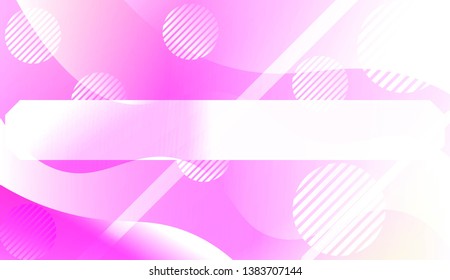 Abstract Background With Wave Gradient Shape, Line, Circle, Space for Text. For Your Design Landing Page Wallpapers Presentation. Vector Illustration with Color Gradient