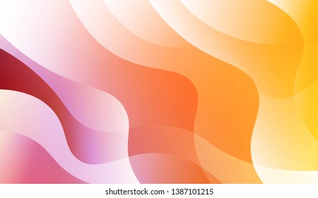 Abstract Background With Wave Gradient Shape. For Creative Templates, Cards, Color Covers Set. Vector Illustration with Color Gradient