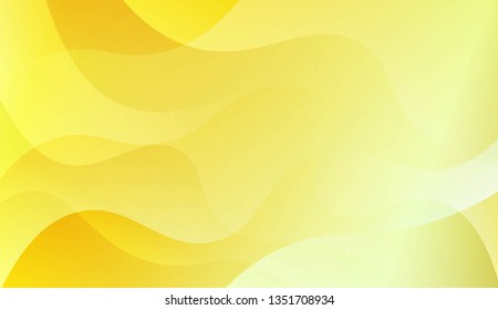 Abstract Background With Wave Green Yellow Gradient Shape. For Futuristic Ad, Booklets. Vector Illustration with Color Gradient