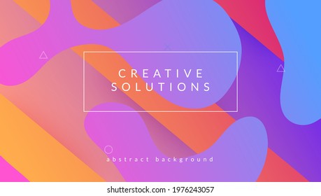 Abstract Background. Wave Landing Page. Spectrum Composition. Blue Vibrant Design. Tech Geometric Cover. Plastic Page. Neon Texture. Liquid Banner. Lilac Abstract Background
