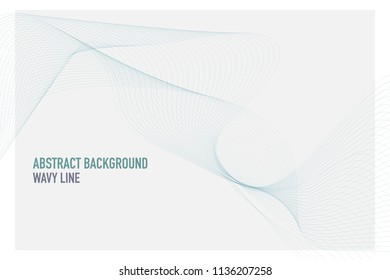 Abstract Background Wave Line