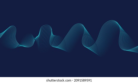 abstract background wave line color gradient