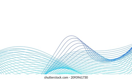 Abstract background wave line gradients