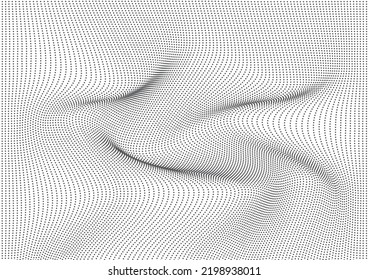 abstract background with wave lines