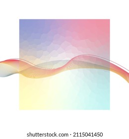 Abstract background with wave lines, can be used as a print on household items, clothes, etc., magazine page design.