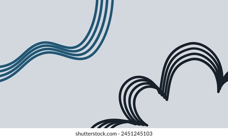 Abstract background with wave and lines. Creative for your design. Abstract Creative Background with dynamic and simple design