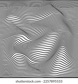 Abstract background with wave lines pattern. Vector. EPS 10