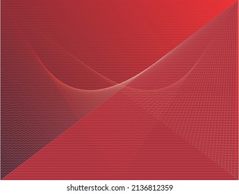 Abstract Background with Wave Lines. Vector Illustration.