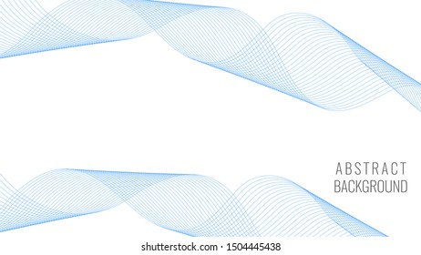 Abstract background With wave modern banner template Vector