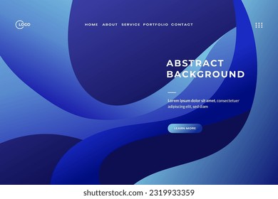 Abstrakter Hintergrund Wave Modern wurde mit einer modernen und minimalistischen Ästhetik geschaffen. Es eignet sich perfekt für eine Landingpage oder eine Web-App und würde auch einen großartigen Hintergrund für eine mobile App schaffen