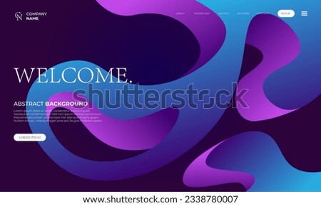 Abstract Background Wave Modern was created with a modern and minimalist aesthetic in mind. It's perfect for a landing page or web app, and would also make a great mobile app background