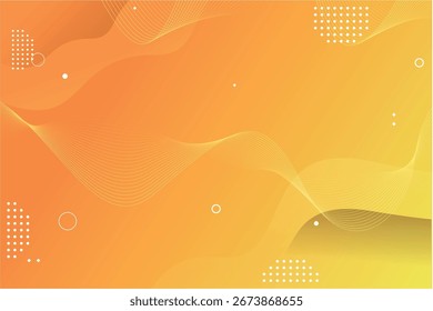 onda de fundo abstrata moderna com formas onduladas gradiente dinâmico fluido cor estilo simples