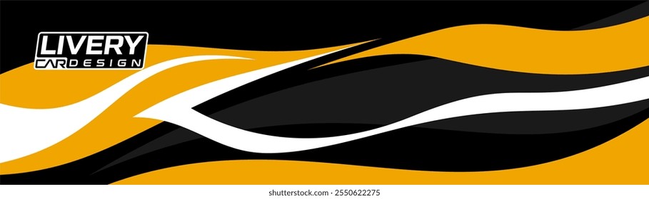 abstract background with wave motif, vectors for vehicle wrap, car livery, sports, racing car, rally, and adventure ready to print.