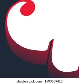 Abstract Background with wave Pattern and with red stripes luxury dynamic modern abstract vector background for presentation, report, abstract luxury cover. 