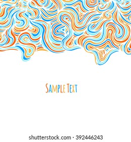 Abstract background with wave pattern, vector illustration