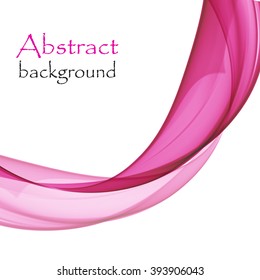 Abstract background with wave pink