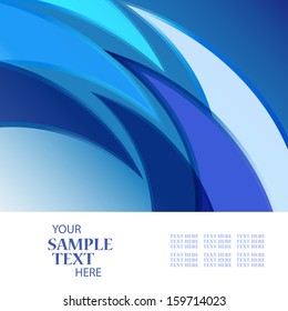 Abstract background of a wave a place for the text