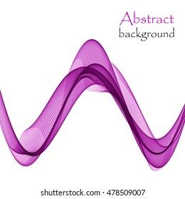 Abstract background with wave purple
