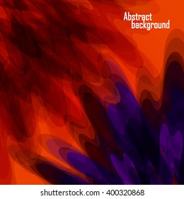 Abstract background, wave shapes, vector illustration