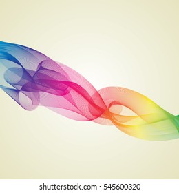 Abstract background wave spectrum illustration vector