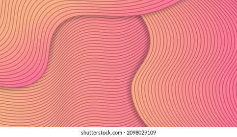 Abstract background with wave spiral. Vector illustration for presentation design with modern concept
