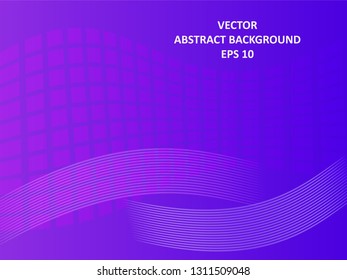 Abstract Background with wave square and gradient color-vector