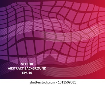 Abstract Background with wave square and gradient color-vector