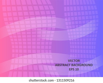 Abstract Background with wave square and gradient color-vector