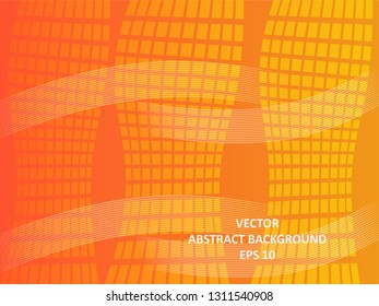 Abstract Background with wave square and gradient color-vector