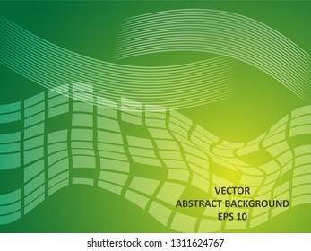 Abstract Background with wave square and gradient color-vector