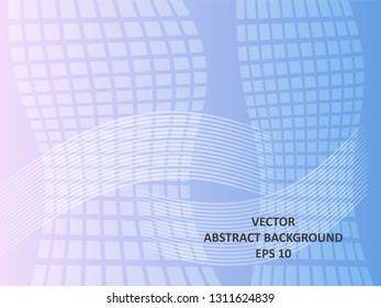 Abstract Background with wave square and gradient color-vector
