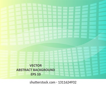 Abstract Background with wave square and gradient color-vector