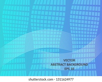 Abstract Background with wave square and gradient color-vector