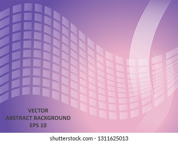 Abstract Background with wave square and gradient color-vector
