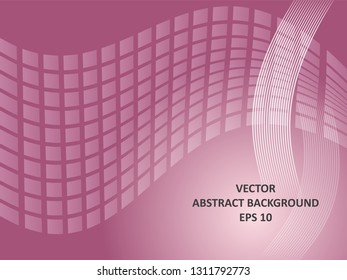 Abstract Background with wave square and gradient color-vector