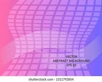 Abstract Background with wave square and gradient color-vector