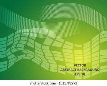 Abstract Background with wave square and gradient color-vector
